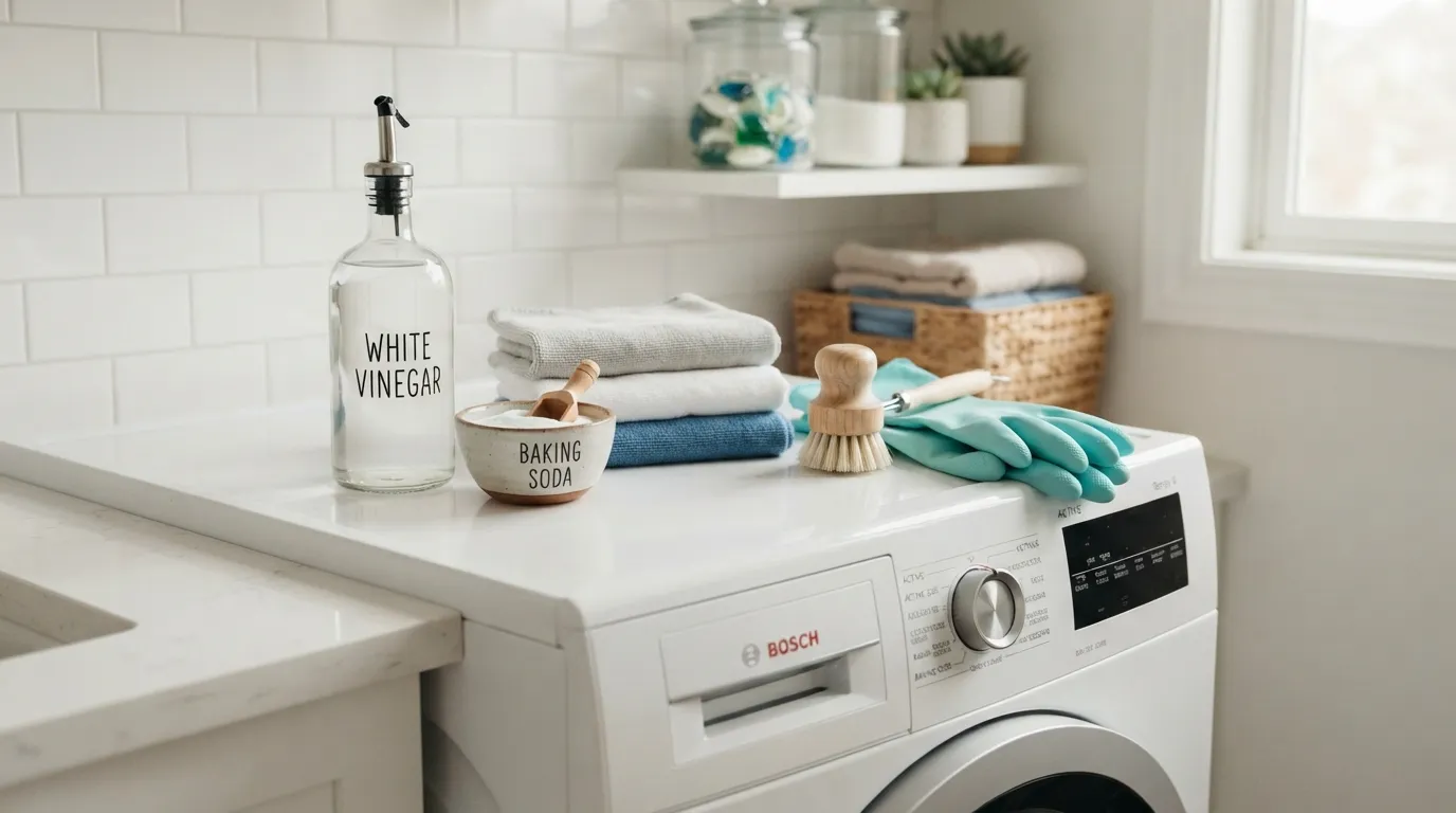 Household supplies for washing machine cleaning
