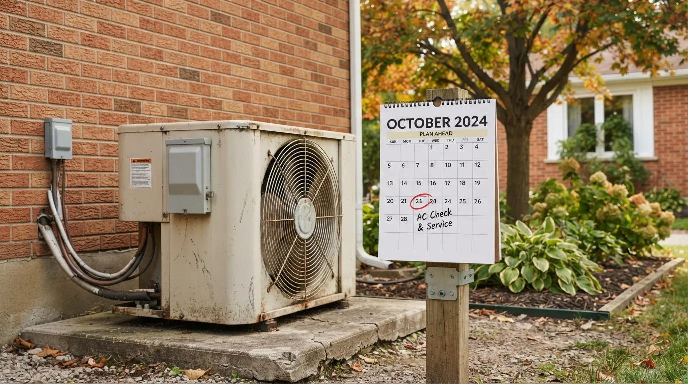 Deciding when to replace an AC unit before summer.