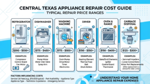 appliance-repair-cost-ranges-central-texas