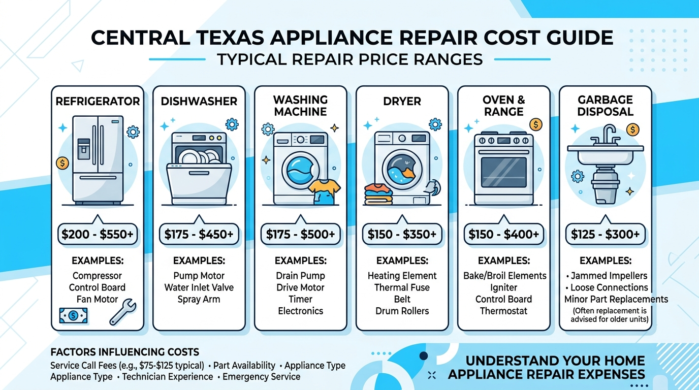 appliance-repair-cost-ranges-central-texas