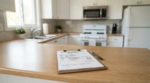 "Written appliance repair quote for a Waco rental property."