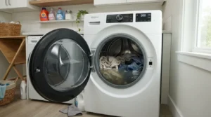 Front load washer holding water that won't drain