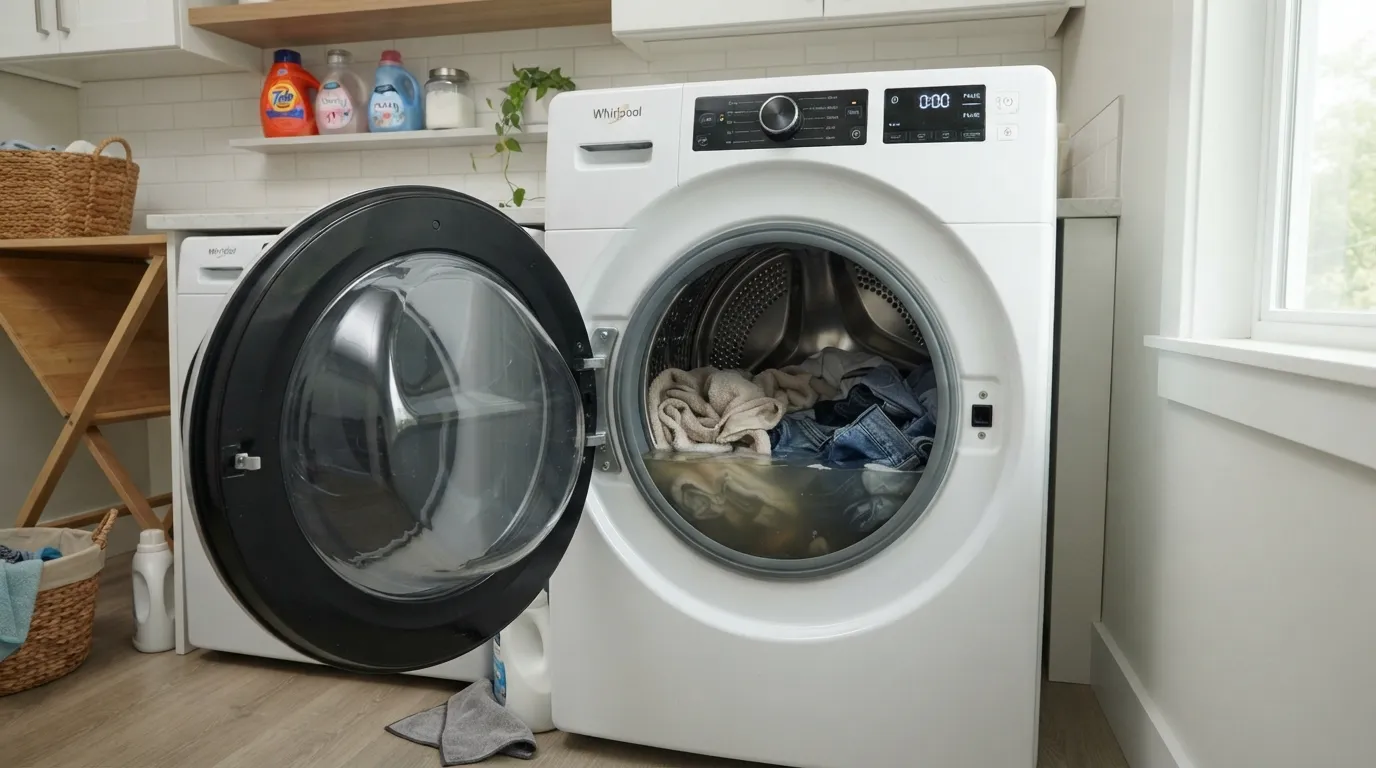 Front load washer holding water that won't drain